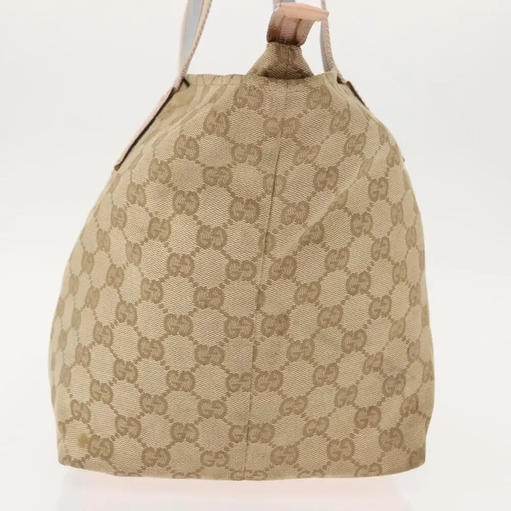 Gucci GG Canvas Tote Bag Beige
